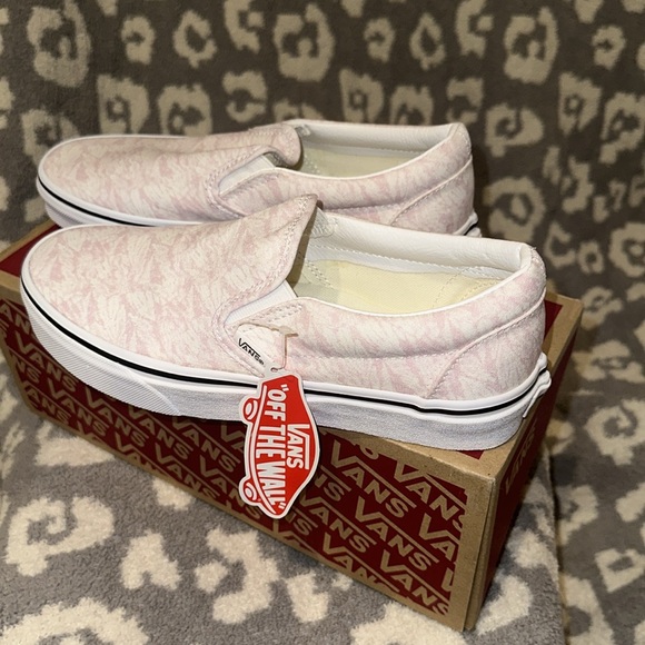 Vans Classic Slip-On Sneakers Washes Cradle Pink/True White New 😍 - Picture 5 of 17